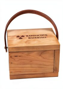 Lead Lined Radioactive Storage Box Images SI Inc Metal Wood-0