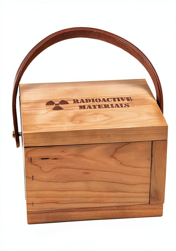 Lead Lined Radioactive Storage Box Images SI Inc Metal Wood-0
