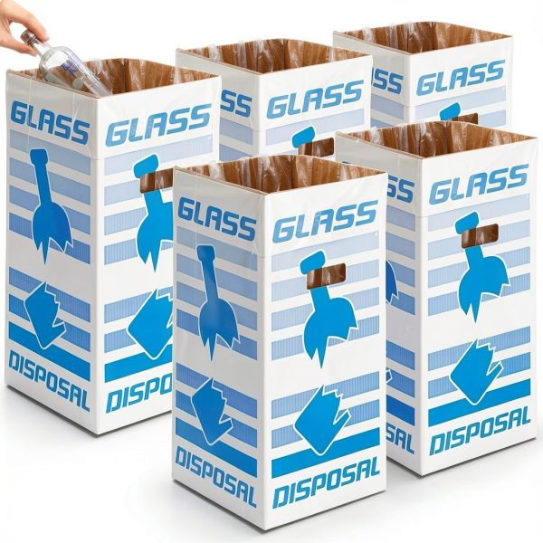 Tioncy Broken Glass Disposal Boxes Durable Cardboard Safety-0