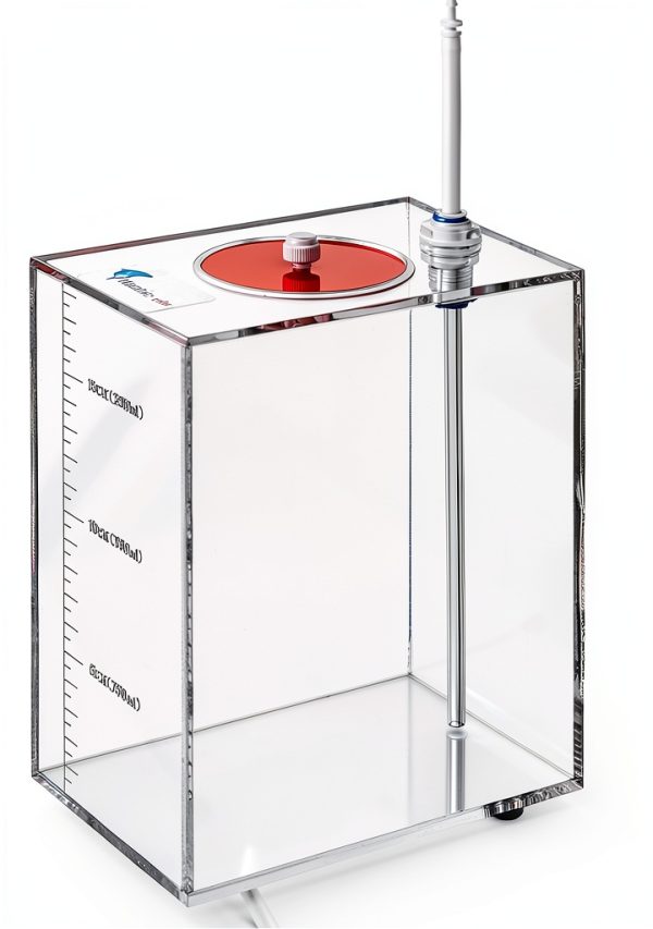 DEHAO Acrylic Biohazard Waste Container 0.7 Gallon Capacity-2