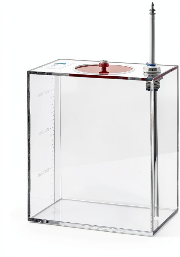 DEHAO Acrylic Biohazard Waste Container 0.7 Gallon Capacity-1