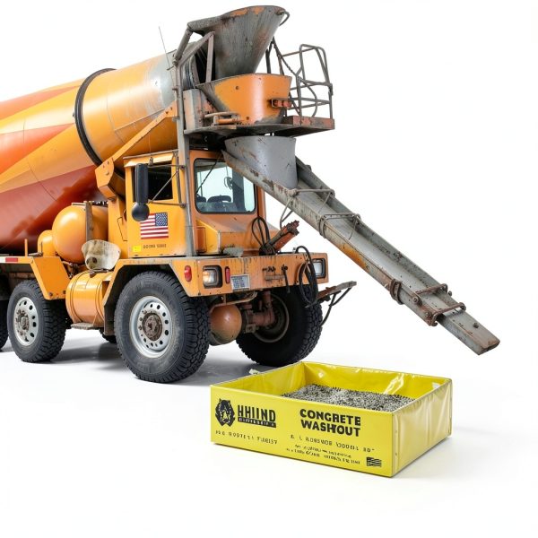 Rhino Concrete Washout Container Durable All Weather BMP-1