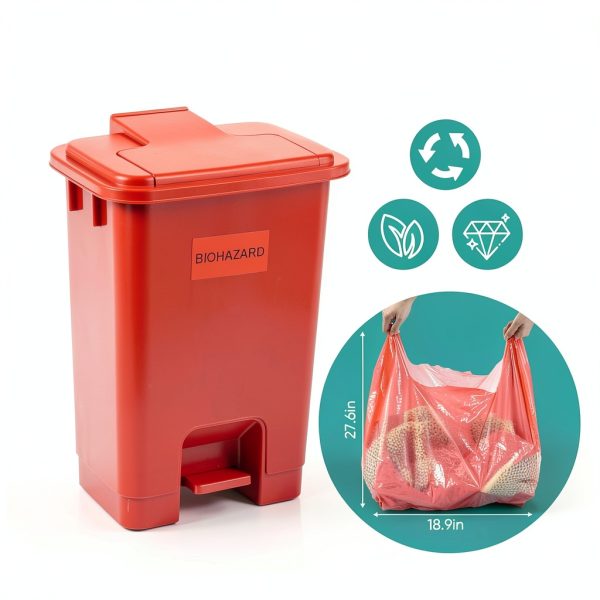 Biohazard Waste Container Geiserailie HDPE Lid-1