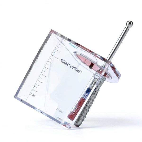 DEHAO Acrylic Biohazard Waste Container 0.7 Gallon Capacity-4