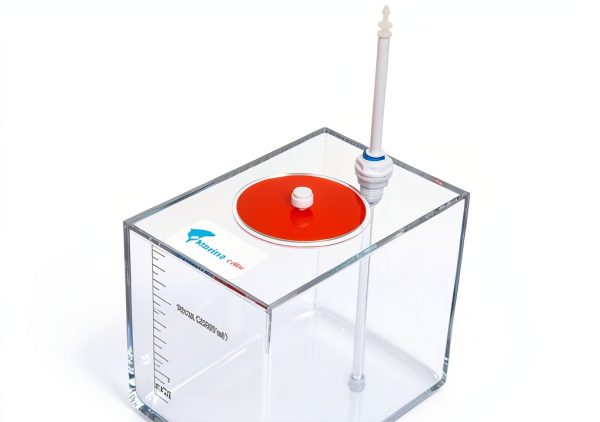 DEHAO Acrylic Biohazard Waste Container 0.7 Gallon Capacity-7