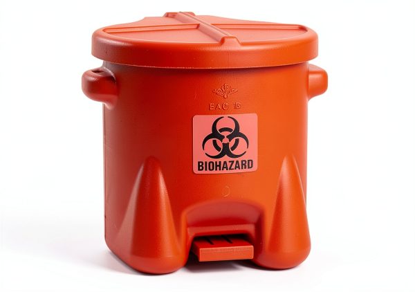 Eagle Biohazard Waste Container OSHA Compliant Self Closing-1