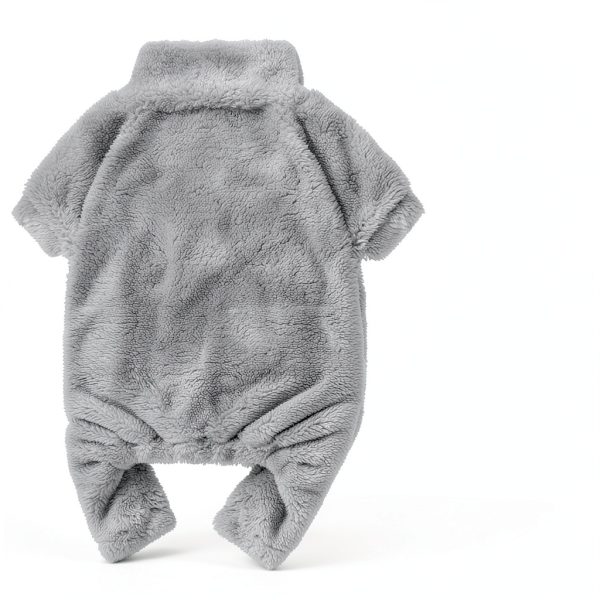 Stpiatue Dog Sweater Plush Fleece Warm Turtleneck-2