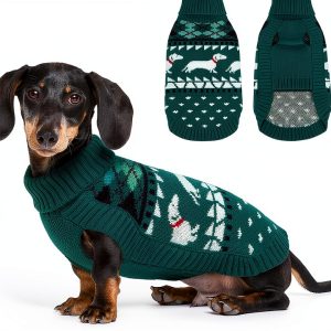 Dachshund Sweater LeLePet Soft Knit Pullover-0