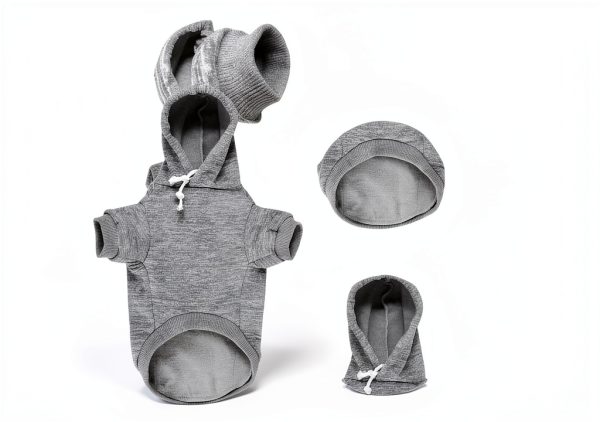 Dog Hoodie QDYU Brushed Fleece Warm Sweater-3