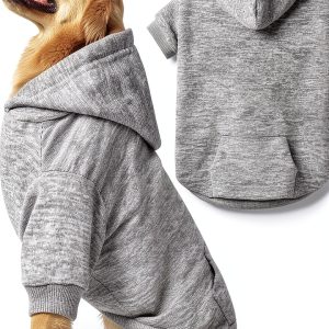 Dog Hoodie QDYU Brushed Fleece Warm Sweater-0