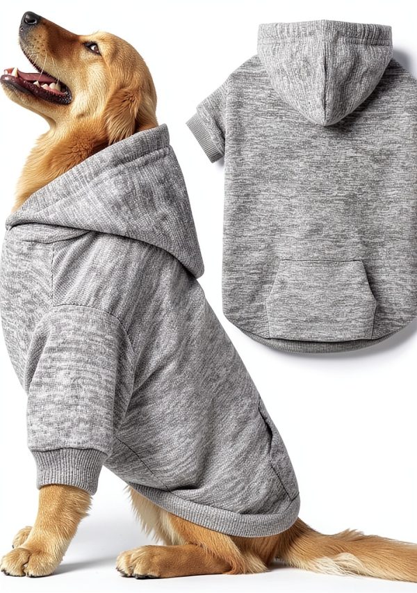 Dog Hoodie QDYU Brushed Fleece Warm Sweater-0