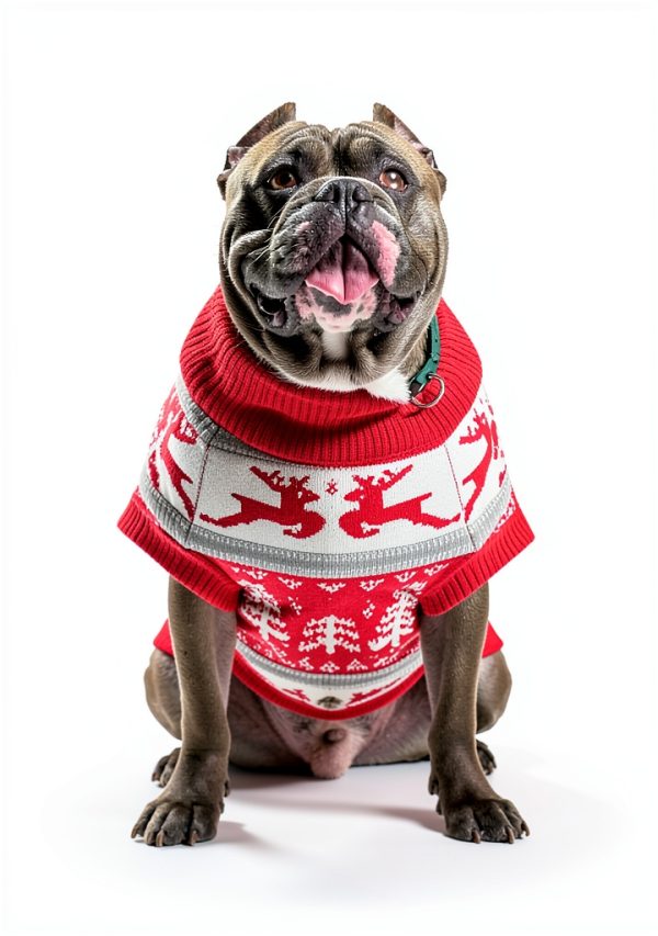 Dog Sweater Spark Paws Soft Knit Holiday Fit for Small & Large Dogs-5