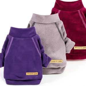 Fitwarm Dog Sweater 3 Pack Turtleneck Fleece for Small Breeds Size-0