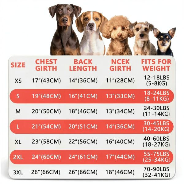 Dog Sweater KYEESE Reflective Heavy‑Knitted Coat for Dogs-1