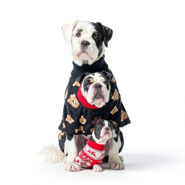 Dog Sweater Spark Paws Soft Knit Holiday Fit for Small & Large Dogs-1