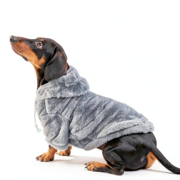 BAOBICUTE Plush Double‑Sided Dog Hoodie for Large Dogs Model 0721-3