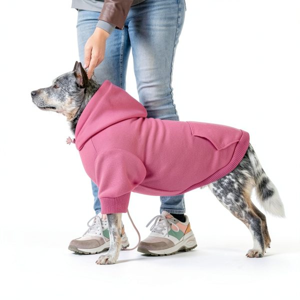 Dog Hoodie QDYU Brushed Fleece Sweater Multiple Colors Sizes-5