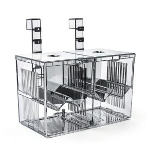 HIERYAN Acrylic Breeder Box – 6.9×3.9×5.2in Self‑Floating Hatchery-0