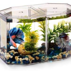 Aquarium Fish Breeder Box JOROBURO Octagonal Acrylic Incubator-0
