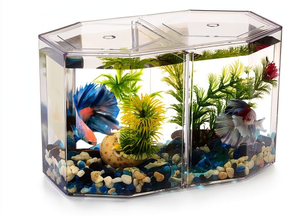 Aquarium Fish Breeder Box JOROBURO Octagonal Acrylic Incubator-0