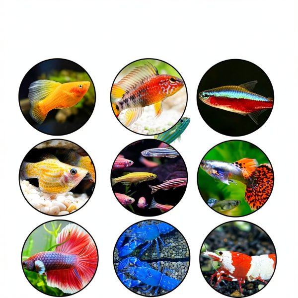 Betta Guppy Breeding Box for Fish Tank and Artificial Plants, Floating Guppy Breeding Box with Suction Cups, Acrylic Breeder Isolation Incubator for Aquarium Tank, Hatchery Breeder Chamber (Green, M)-8