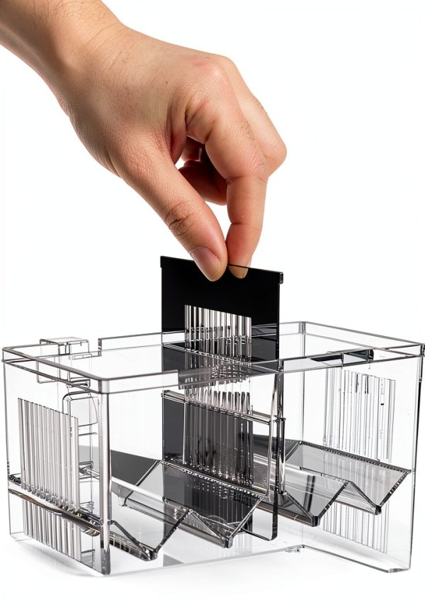 HIERYAN Acrylic Breeder Box – 6.9×3.9×5.2in Self‑Floating Hatchery-5