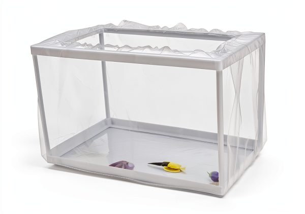 2 Pack Fish Breeding Box Set Tank Breeder Net, Aquarium Separation Net Nylon Incubator Mesh, Fry Hatchery Incubator Mesh 8 Suction Cup for Newborn Small Fish (Big and Small Kit)-4