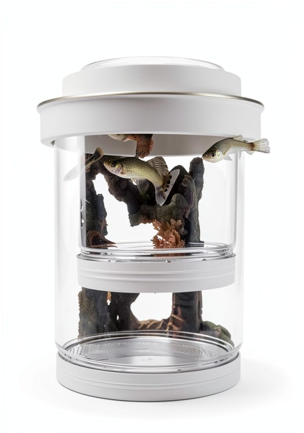 Guppy Breeder Box AWXZOM Floating Mesh Hatchery for Fish-1