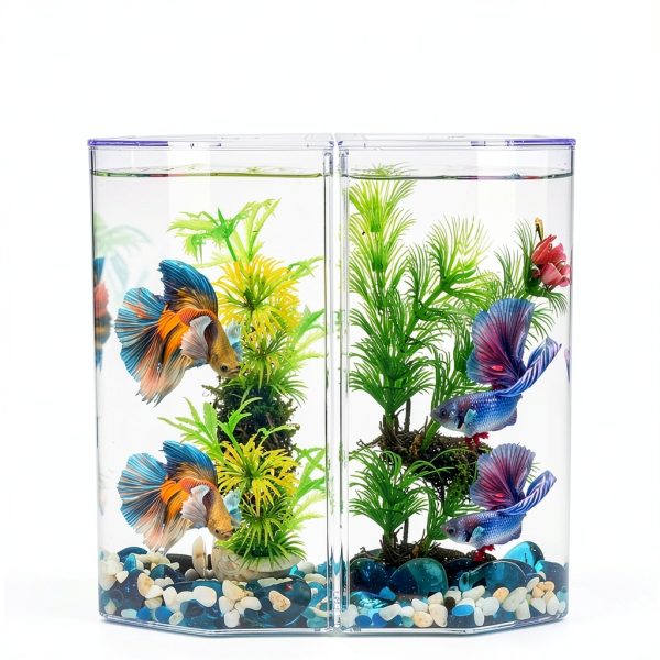 Aquarium Fish Breeder Box JOROBURO Octagonal Acrylic Incubator-2