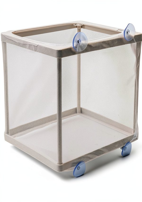 White Nylon Mesh Fish Fry Hatchery Breeder Box Separation Net by XMHF-1