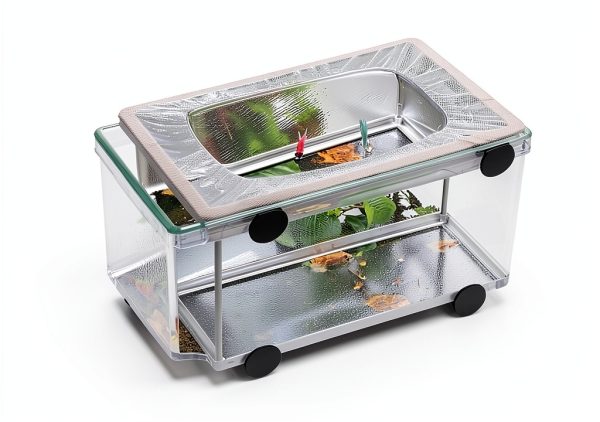Nylon Mesh Fish Fry Hatchery Breeder Box Net by XMHF White 10.2" x 6"-4
