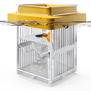 Floating Breeding Box VILLNO Hatchery Incubator Divider for Fish-0