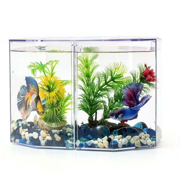 Aquarium Fish Breeder Box JOROBURO Octagonal Acrylic Incubator-5