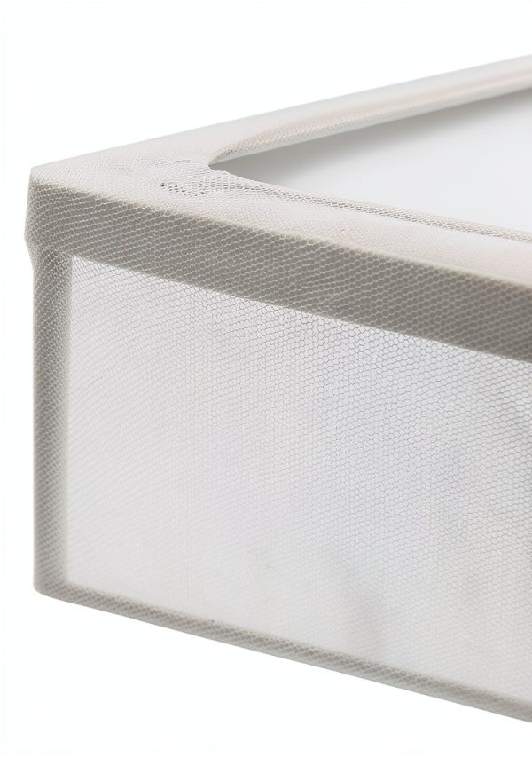 Nylon Mesh Fish Fry Hatchery Breeder Box Net by XMHF White 10.2" x 6"-3
