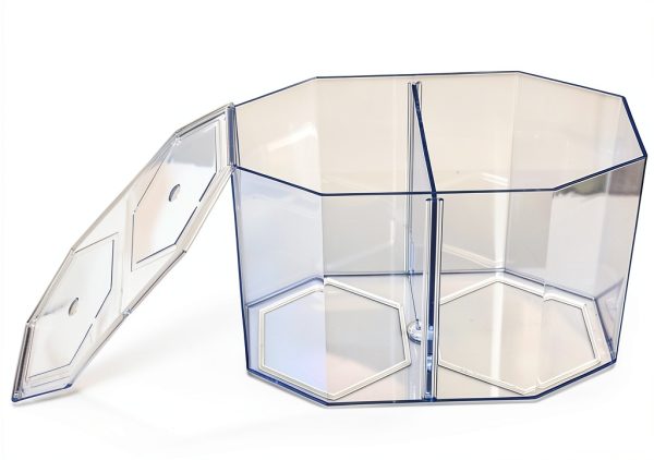 Aquarium Fish Breeder Box JOROBURO Octagonal Acrylic Incubator-7