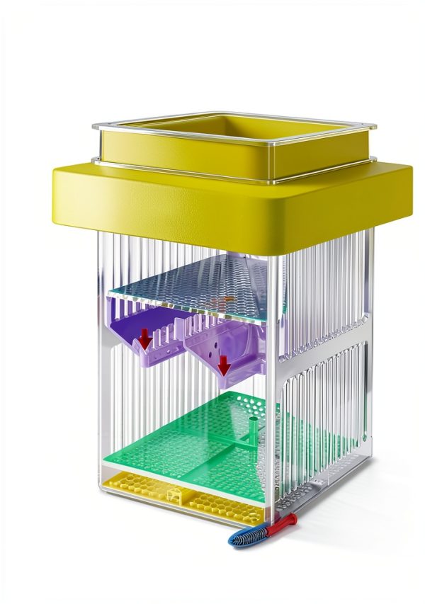 Floating Breeding Box VILLNO Hatchery Incubator Divider for Fish-4