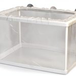2 Pack Fish Breeding Box Set Tank Breeder Net, Aquarium Separation Net Nylon Incubator Mesh, Fry Hatchery Incubator Mesh 8 Suction Cup for Newborn Small Fish (Big and Small Kit)-0