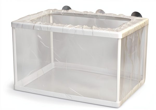 2 Pack Fish Breeding Box Set Tank Breeder Net, Aquarium Separation Net Nylon Incubator Mesh, Fry Hatchery Incubator Mesh 8 Suction Cup for Newborn Small Fish (Big and Small Kit)-0