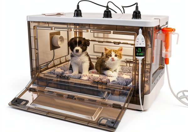Puppy Incubator HKDQ 2025 Model with 3 Heat Lamps and Quiet-1