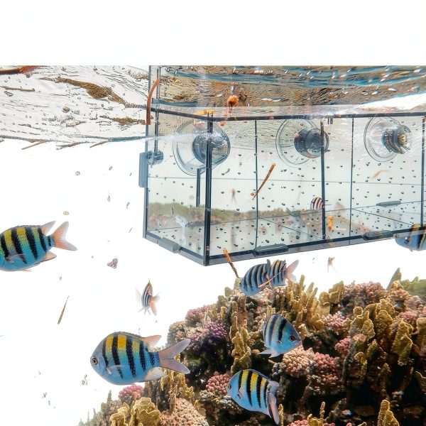 Fish Breeding Box ATPWONZ Acrylic Hatchery with Suction Cups 11.5x6x6-6