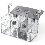 Fish Breeding Box, Acrylic Fish Isolation Box,Fish Separator for Aquarium, Aquarium Incubator with Suction Cups for Baby Fish Shrimp Clownfish Guppy Aggressive Fish(11.5" x 6" x 6")-0