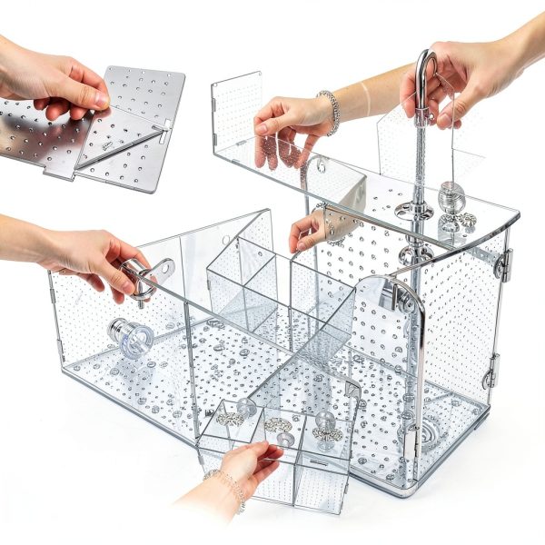 Fish Breeding Box, Acrylic Fish Isolation Box,Fish Separator for Aquarium, Aquarium Incubator with Suction Cups for Baby Fish Shrimp Clownfish Guppy Aggressive Fish(11.5" x 6" x 6")-6